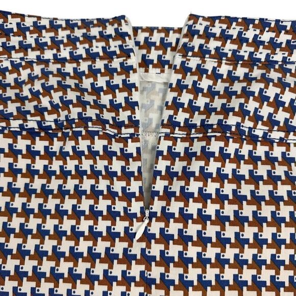 J. McLaughlin Geometric Houndstooth Pencil Skirt size 4 - Picture 6 of 7